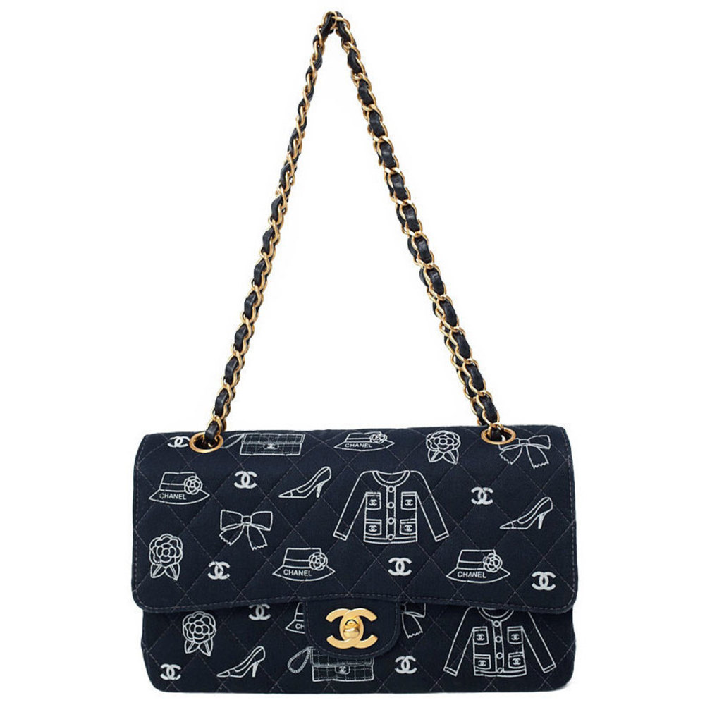 Chanel Icon Matelasse Shoulder Bag Blue